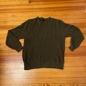 Large Army Green J Crew Sweater